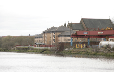 Govan Quayside from River